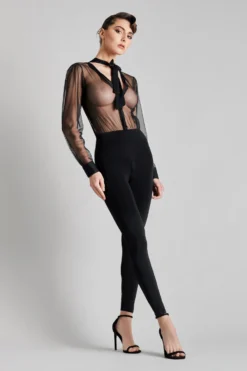 Maison Close Catsuit - Madame Rêve - Black