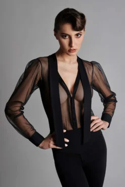 Maison Close Catsuit - Madame Rêve - Black