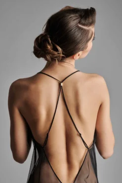 Maison Close Long Dress - Madame Rêve - Black