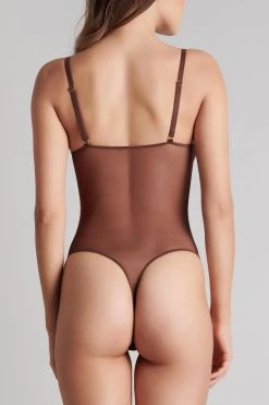 Maison Close Thong Body - Corps à Corps - Brown/Neon Orange/Gold 10 Maison Close Thong Body - Corps à Corps - Brown/Neon Orange/Gold