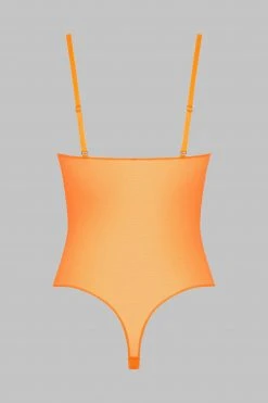 Maison Close Thong Body - Corps à Corps Neon - Neon Orange/Gold 5 Maison Close Thong Body - Corps à Corps Neon - Neon Orange/Gold