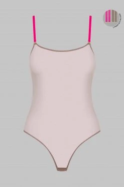 Maison Close Thong Body - Corps à Corps - Ginger Snap/Neon Pink/Gold