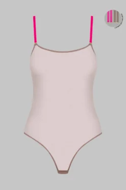 Maison Close Thong Body - Corps à Corps - Ginger Snap/Neon Pink/Gold