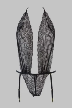 Maison Close Openable Thong Body - Le Petit Secret Dentelle