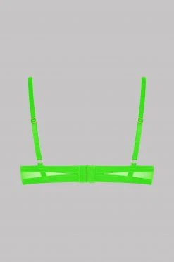 Maison Close Corps à Corps Néon Naked Breast Bra - Corps à Corps Neon - Neon Green/Gold