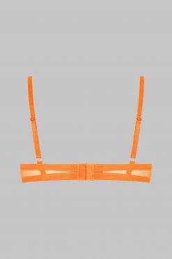 Maison Close Corps à Corps Néon Naked Breast Bra - Corps à Corps Neon - Neon Orange/Gold