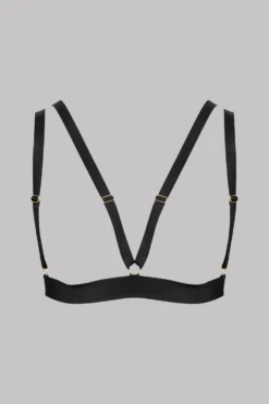 Maison Close Naked Triangle Bra - Tapage Nocturne - Black