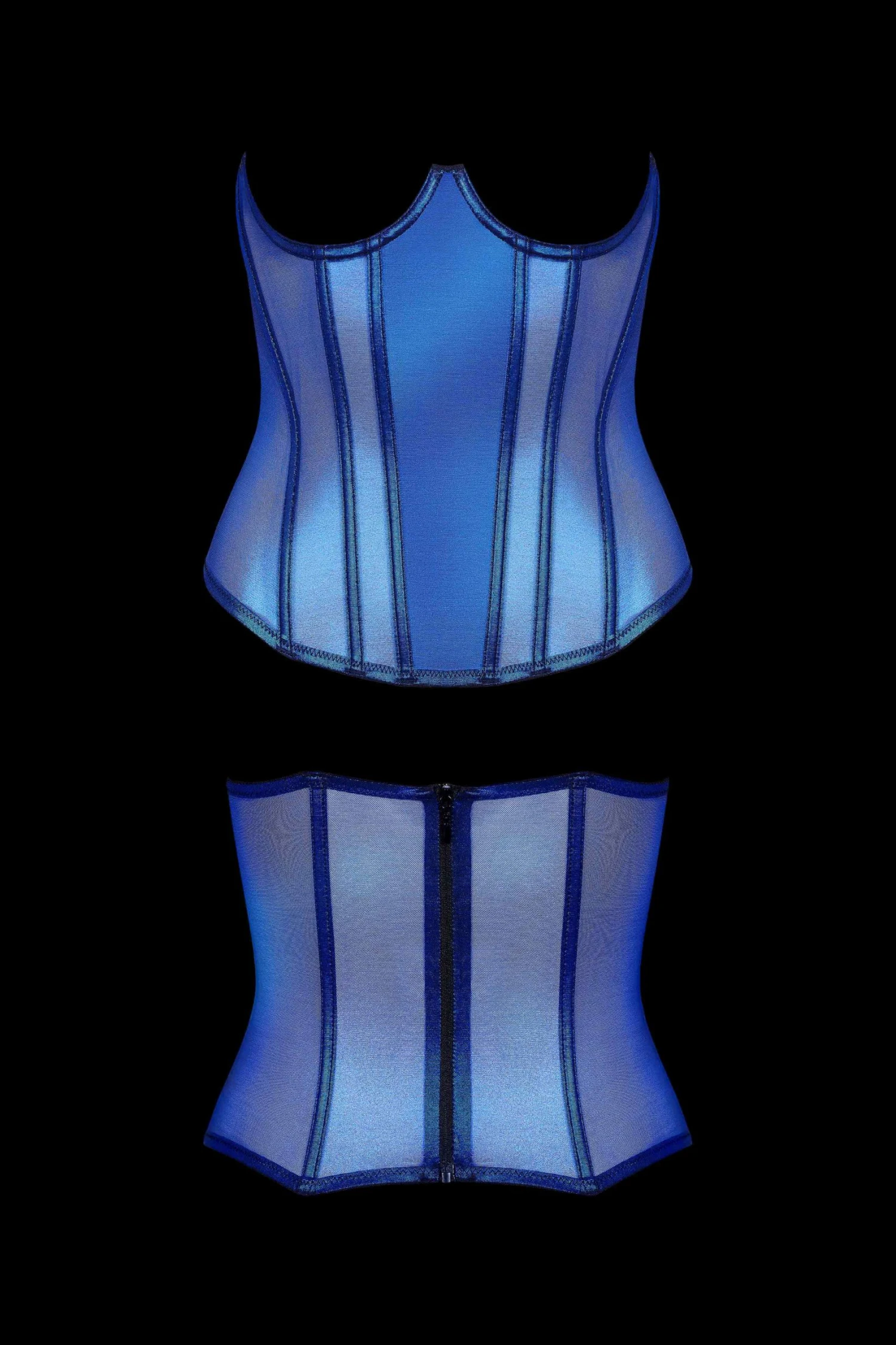 Maison Close Corset - Blue Angel - Limited Edition Of 300 Pieces Private Line Maison Close Corset - Blue Angel - Limited Edition Of 300 Pieces Private Line