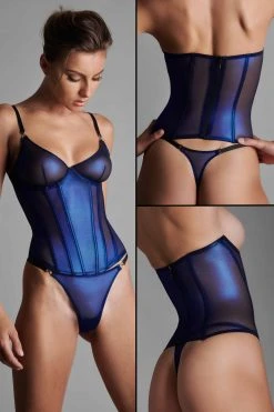 Maison Close Corset - Blue Angel - Limited Edition Of 300 Pieces Private Line 6 Maison Close Corset - Blue Angel - Limited Edition Of 300 Pieces Private Line
