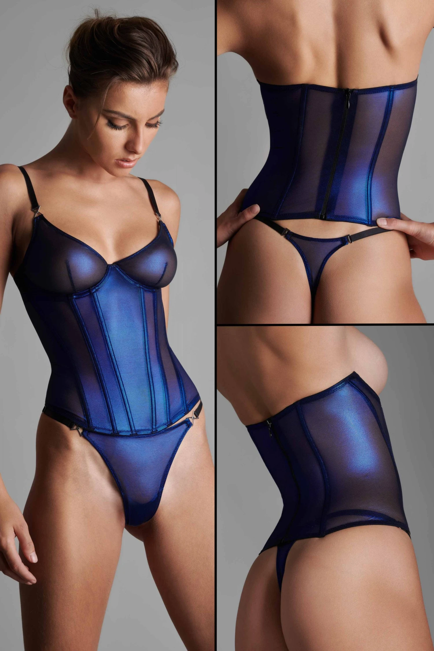 Maison Close Corset - Blue Angel - Limited Edition Of 300 Pieces Private Line Maison Close Corset - Blue Angel - Limited Edition Of 300 Pieces Private Line