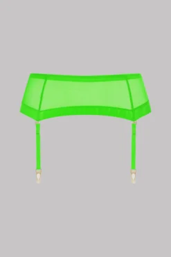Maison Close Garter Belt - Corps à Corps Neon - Neon Green/Gold Corps à Corps Néon