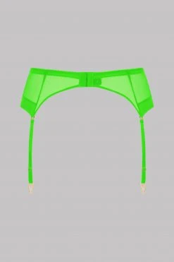 Maison Close Garter Belt - Corps à Corps Neon - Neon Green/Gold Corps à Corps Néon
