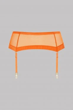 Maison Close Corps à Corps Néon Garter Belt - Corps à Corps Neon - Neon Orange/Gold