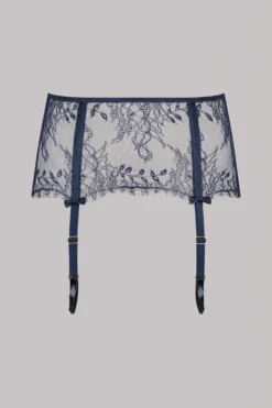 Maison Close Garter Belt Villa Satine - Navy Blue