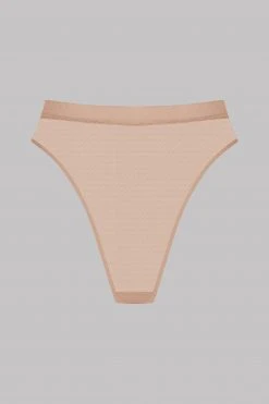 Maison Close High Waist Thong - Corps à Corps - Nude
