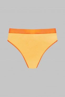Maison Close High-waist Thong - Corps à Corps Neon - Neon Orange