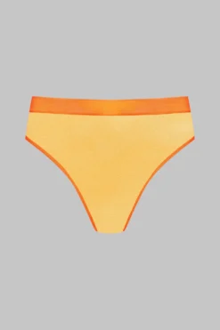 Maison Close High-waist Thong - Corps à Corps Neon - Neon Orange