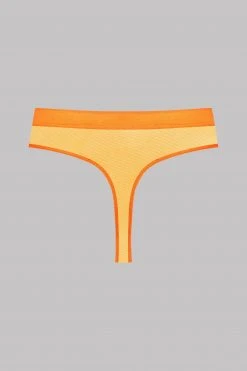 Maison Close High-waist Thong - Corps à Corps Neon - Neon Orange