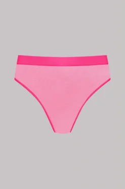 Maison Close High-waist Thong - Corps à Corps Neon - Neon Pink