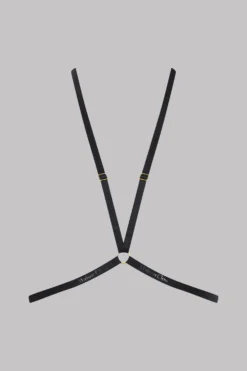 Maison Close Signatures Harness - Signature - Black/Gold