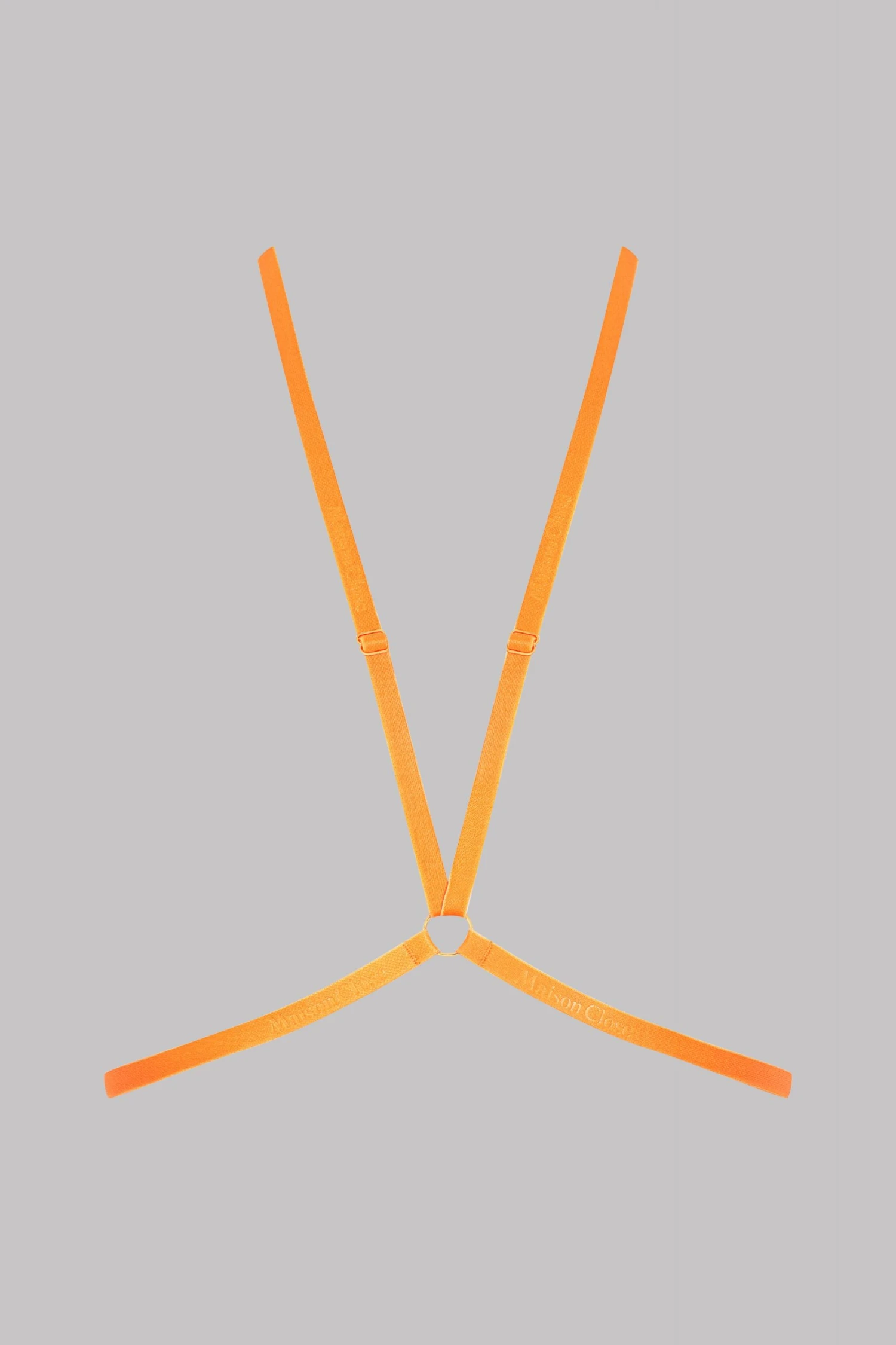 Maison Close Signatures Harness - Signature - Neon Orange/Gold Maison Close Signatures Harness - Signature - Neon Orange/Gold