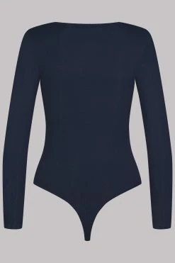 Maison Close Long Sleeves Thong Body - La Femme Amazone - Dark Gray 5 Maison Close Long Sleeves Thong Body - La Femme Amazone - Dark Gray