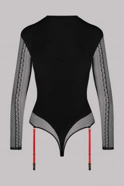 Maison Close Thong Bodysuit With Suspenders - Sacré Cœur - Black Sacré Coeur 5 Maison Close Thong Bodysuit With Suspenders - Sacré Cœur - Black Sacré Coeur