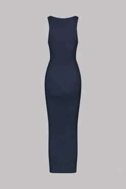 Maison Close Long Dress - La Femme Amazone - Dark Gray 5 Maison Close Long Dress - La Femme Amazone - Dark Gray