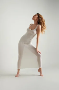 Maison Close Long Dress - La Femme Amazone - Ivory