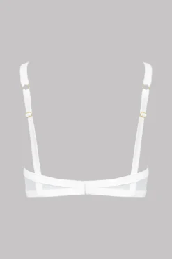 Maison Close Naked Breast Bra - Pure Tentation - White