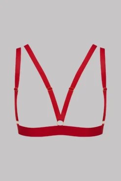 Maison Close Naked Triangle Bra - Tapage Nocturne - Red