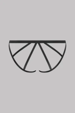 Maison Close Open Panty - Bande à Part - Black