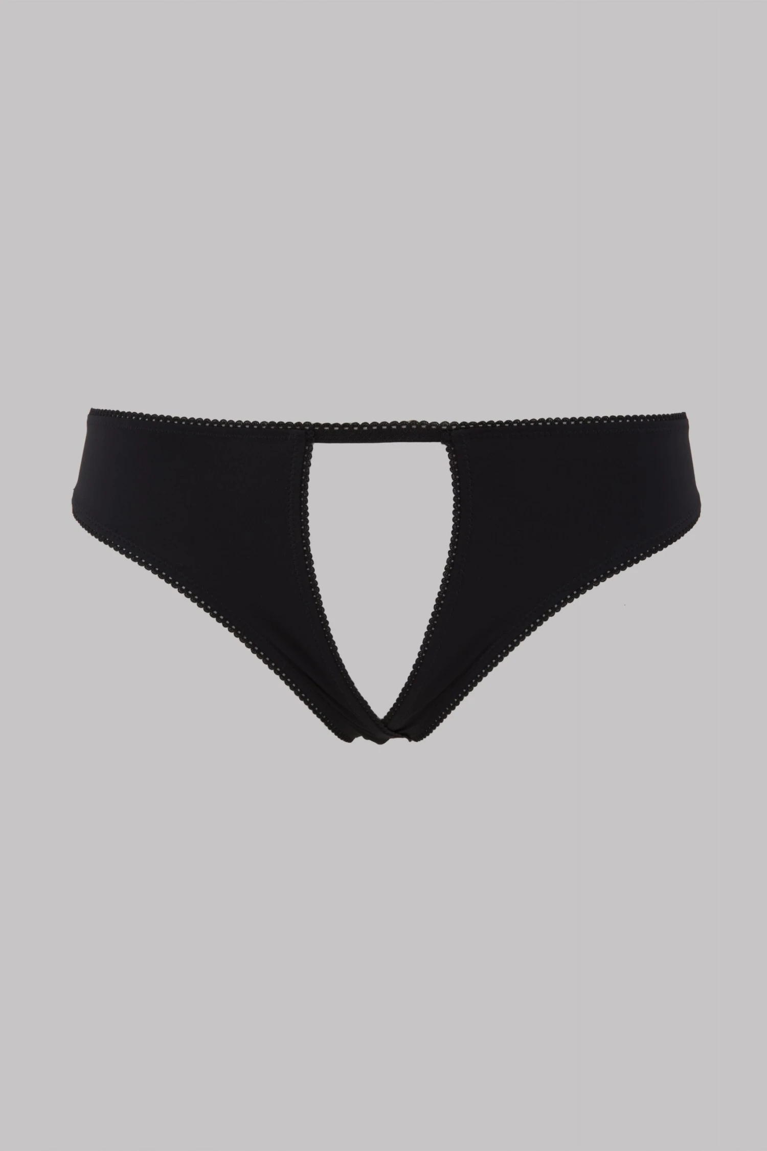 Maison Close Open Panty - Le Petit Secret - Black Maison Close Open Panty - Le Petit Secret - Black