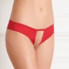Maison Close Open Panty - Le Petit Secret - Red Le Petit Secret Microfibre