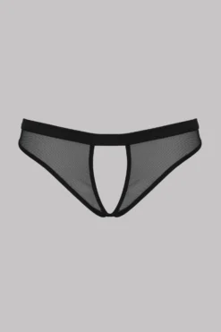 Maison Close Open Panty - Pure Tentation - Black