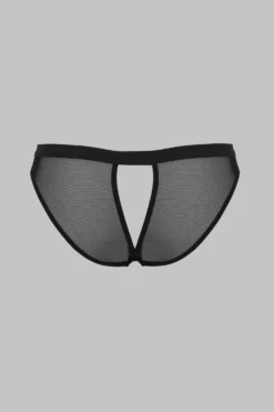 Maison Close Open Panty - Pure Tentation - Black