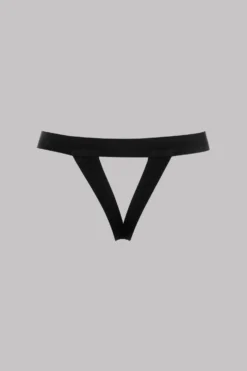 Maison Close Open Thong - Tapage Nocturne - Black 13 Maison Close Open Thong - Tapage Nocturne - Black