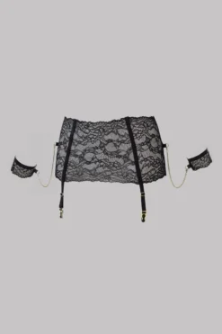 Maison Close Garter Belt With Cuffs - Le Petit Secret Dentelle