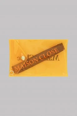 Maison Close Pouch With Keychain - Corps à Corps - Neon Orange Corps à Corps Néon