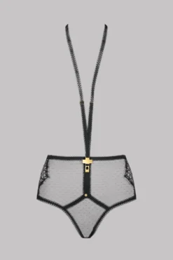 Maison Close High Waist Panty With Harness - Inspiration Divine