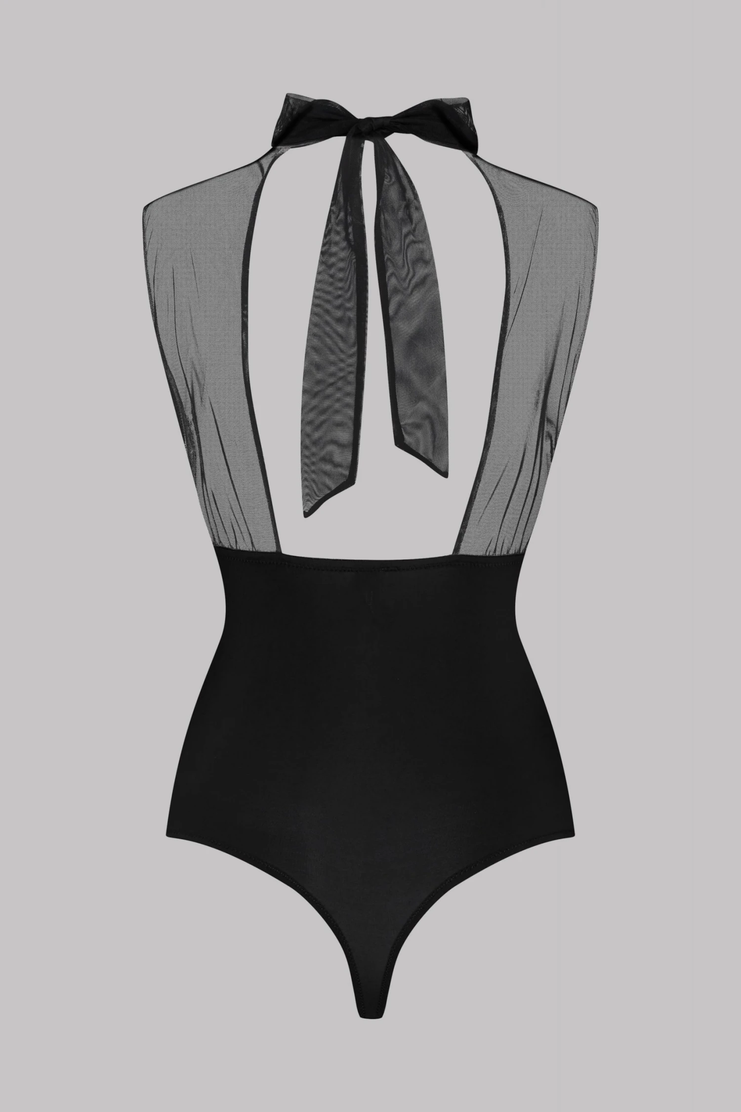 Maison Close Scarf Thong Body - Madame Rêve - Black 8 Maison Close Scarf Thong Body - Madame Rêve - Black