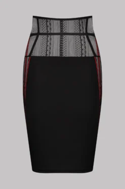 Maison Close Skirt - Sacré Cœur - Black