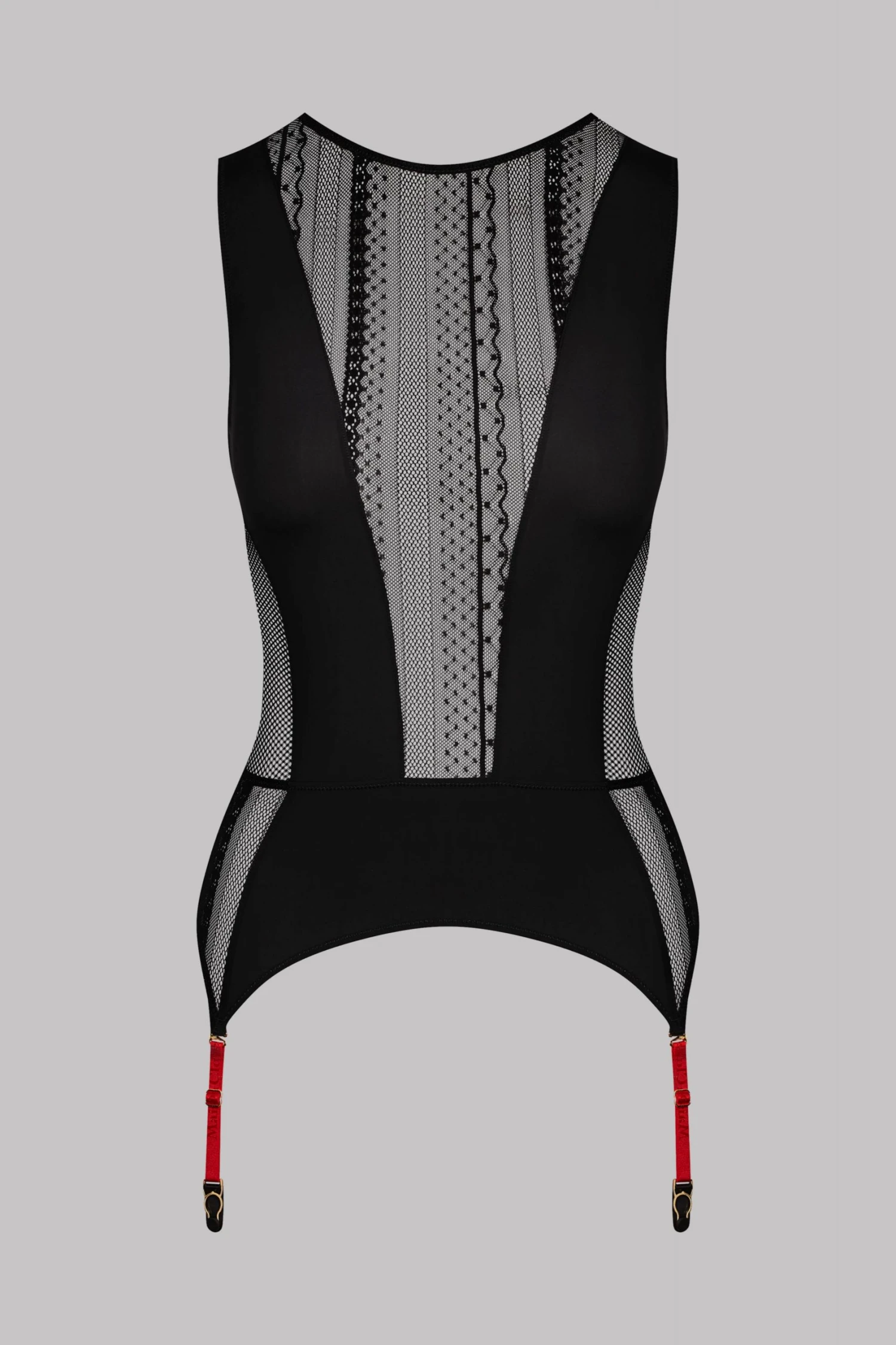 Maison Close Top With Suspenders - Sacré Cœur - Black Sacré Coeur 4 Maison Close Top With Suspenders - Sacré Cœur - Black Sacré Coeur