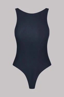 Maison Close Thong Body - La Femme Amazone - Dark Gray