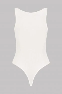 Maison Close Thong Body - La Femme Amazone - Ivory