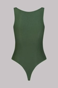 Maison Close Thong Body - La Femme Amazone - Khaki