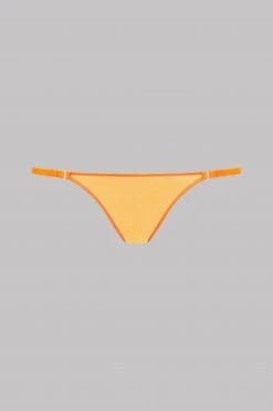 Maison Close Corps à Corps Néon Mini Thong - Corps à Corps Neon - Neon Orange/Gold