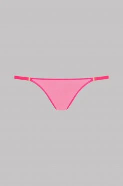 Maison Close Corps à Corps Néon Mini Thong - Corps à Corps Neon - Neon Pink/Gold