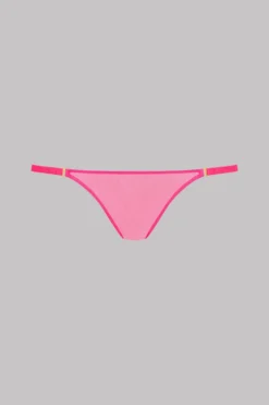 Maison Close Corps à Corps Néon Mini Thong - Corps à Corps Neon - Neon Pink/Gold
