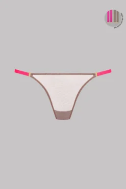 Maison Close Mini Thong - Corps à Corps - Ginger Snap/Neon Pink/Gold